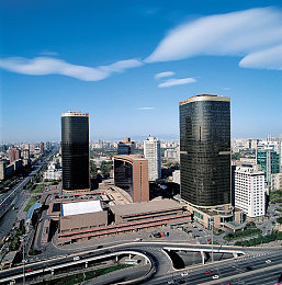 北京国际贸易中心大楼_全景网