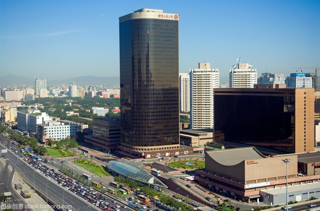 中国世界贸易中心位于北京市中心商务区