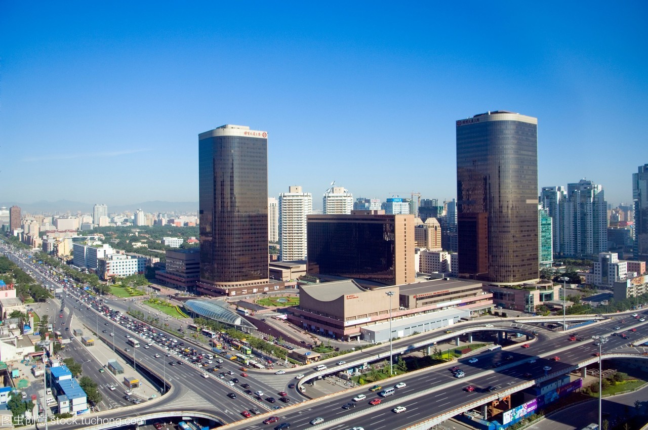 中国世界贸易中心在北京的中央商务区