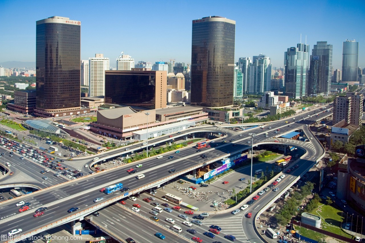 中国世界贸易中心在北京的中央商务区